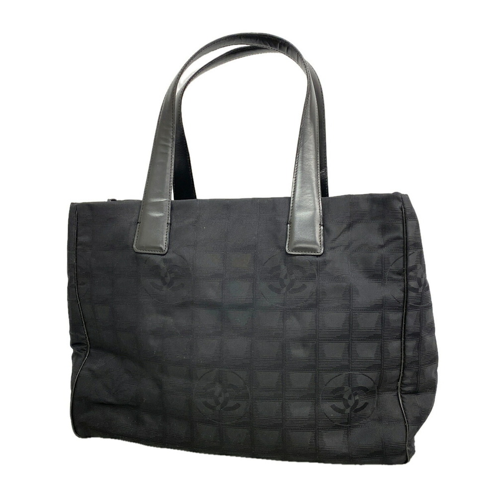 Chanel New Travel Nylon Tote Bag, Black, Women's